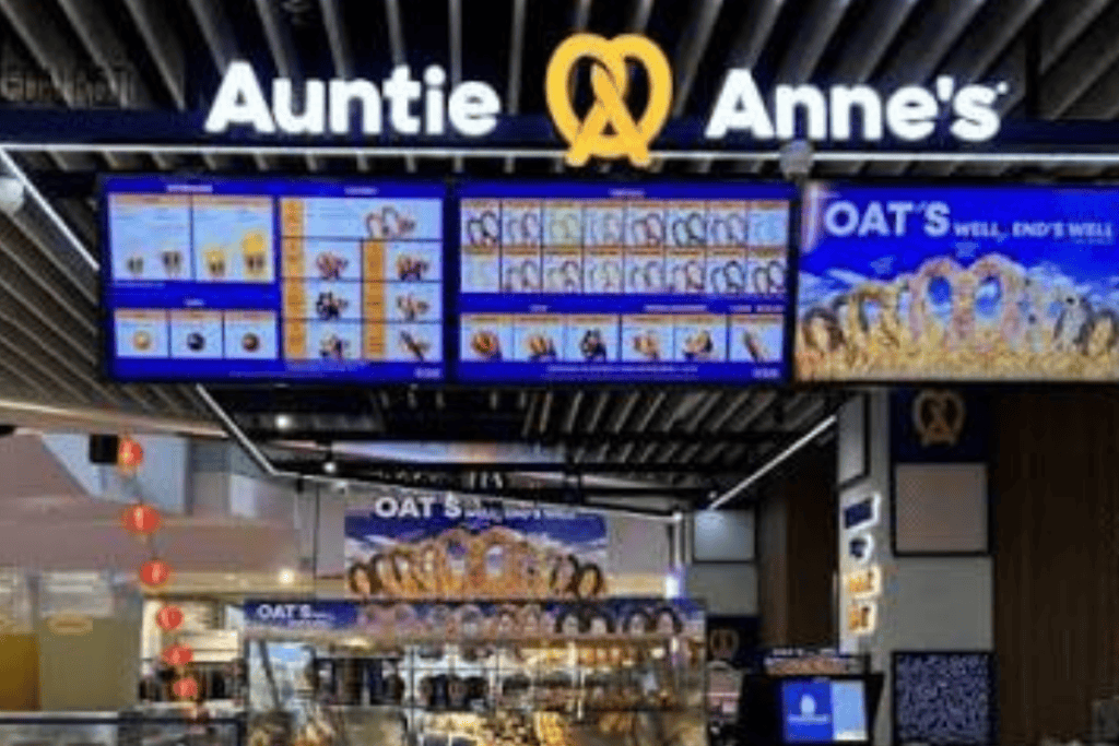 Auntie Anne's menu